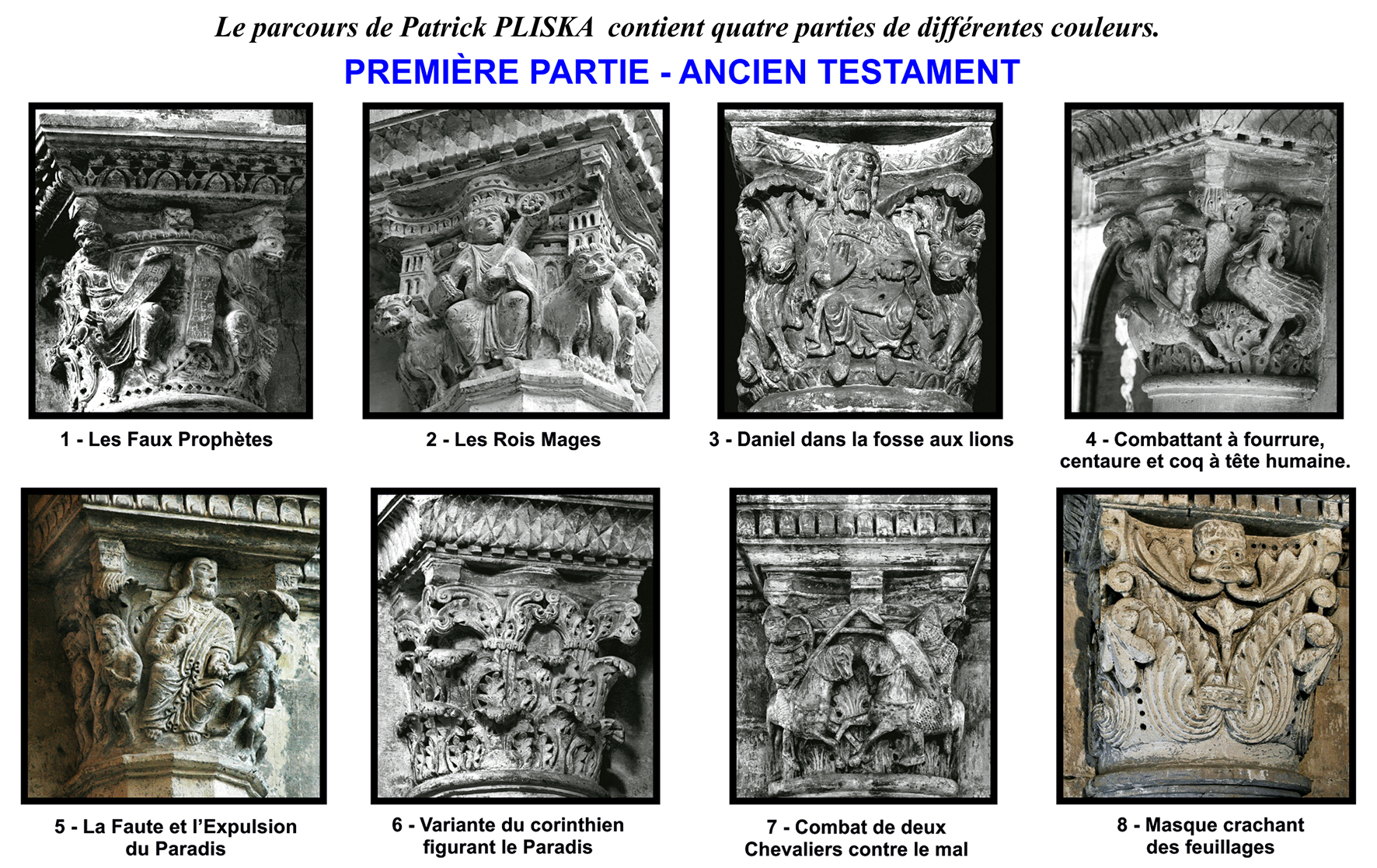 8 Chapiteaux 1. 2. 3. 4. 5. 6. 7. 8 PM
